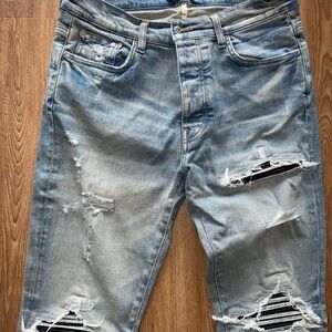 AMIRI Ripped Blue Denim jeans